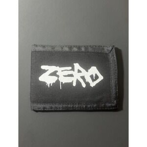 Y2K ZERO School Sucks‎ Skateboarding Black Canvas Wallet